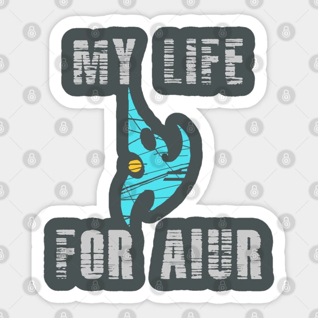 My Life For Aiur Sticker by K-D-C-13